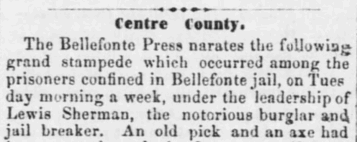 The Story of Robber Lewis Sherman
